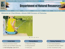 Tablet Screenshot of ifishillinois.org